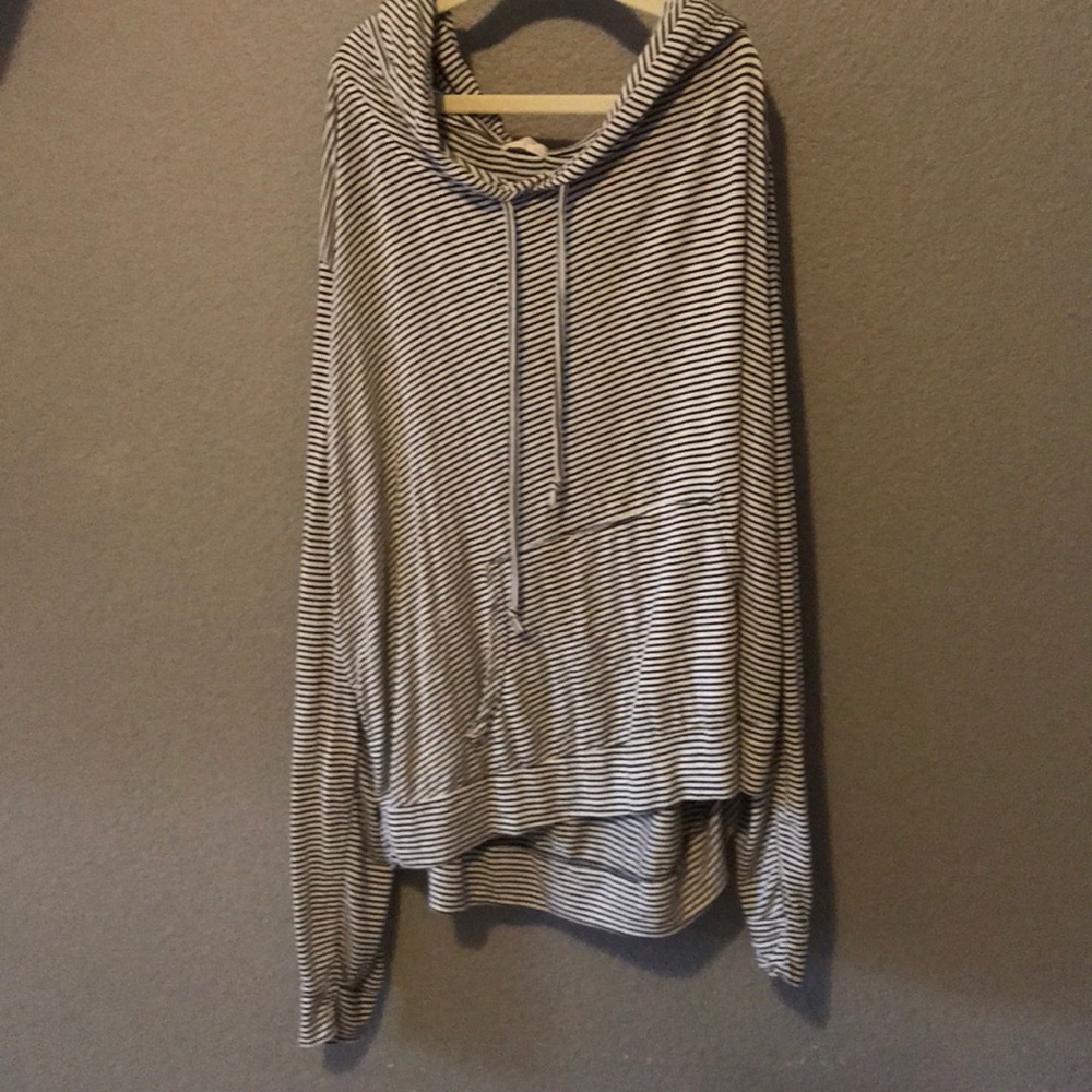 Brandy melville striped bettina hoodie